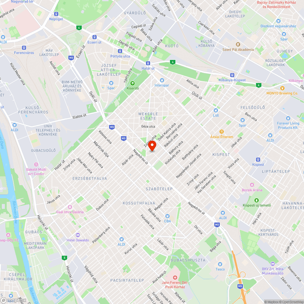 Pótlás nélkül kivágott fa 1 bejelentés helye