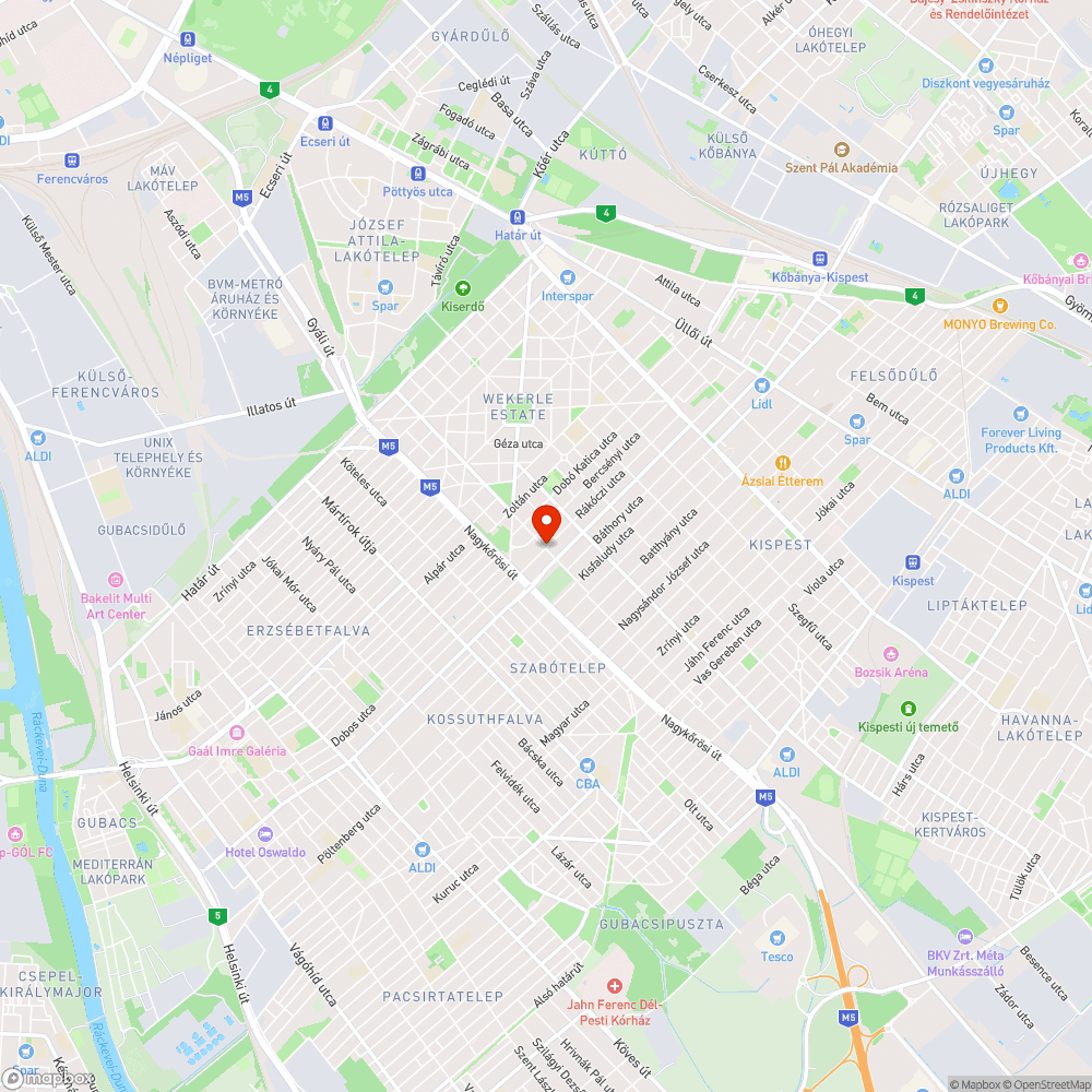 Összefirkált utcanévtábla bejelentés helye