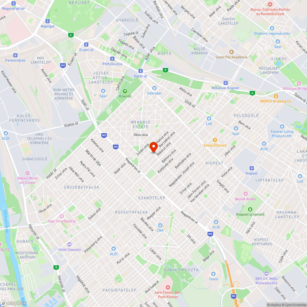 Graffitis utcanévtábla bejelentés helye