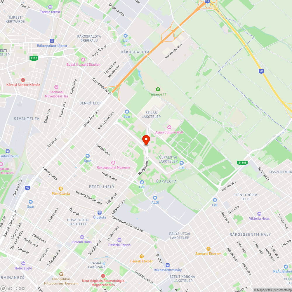 Lekopott zebra a kanyarban bejelentés helye