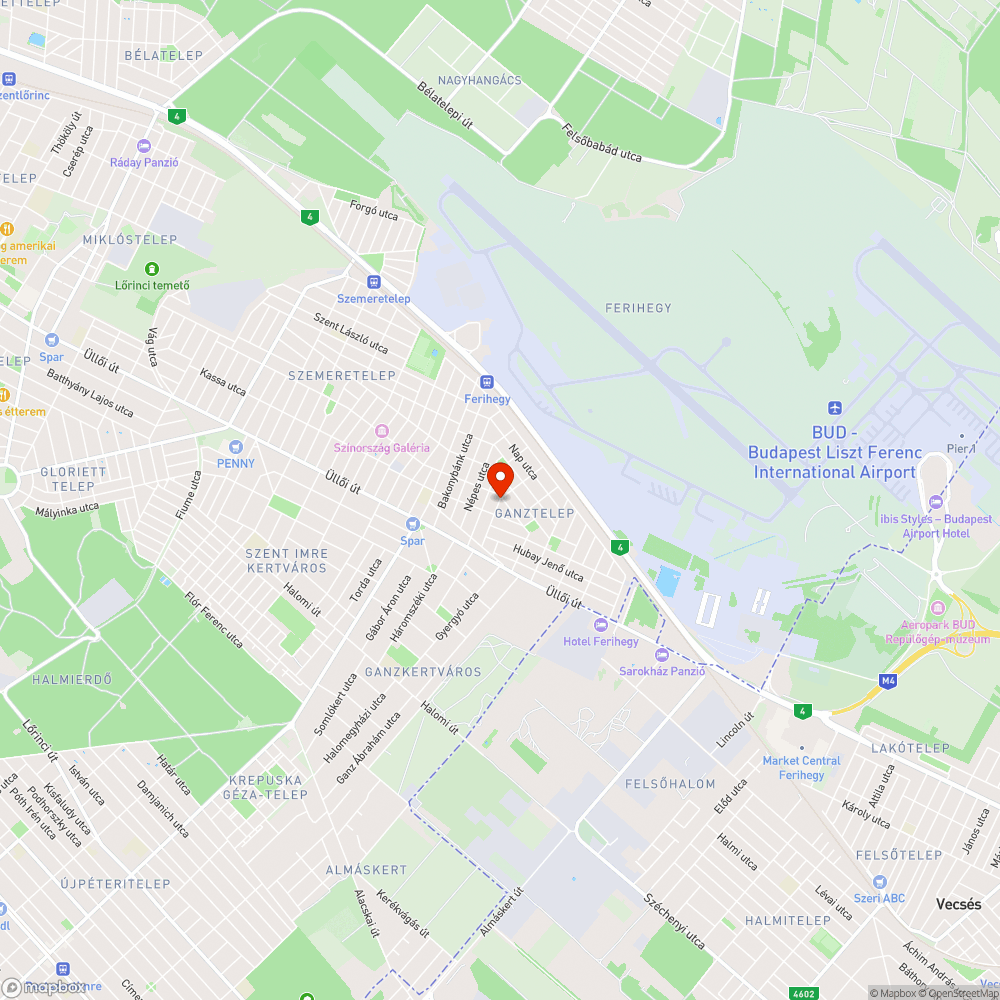 Betört burkolat, kátyú bejelentés helye