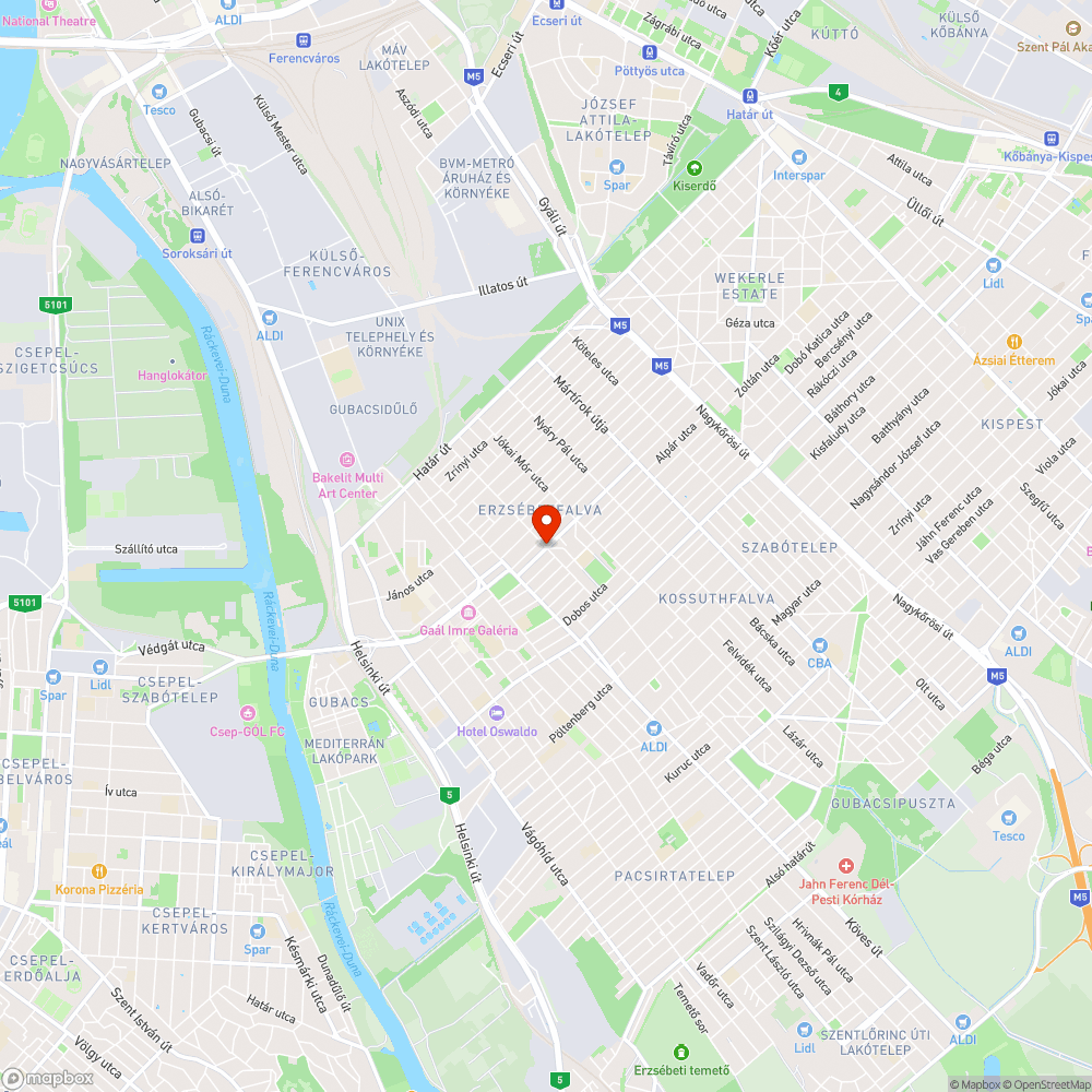 Nagy kátyú bejelentés helye