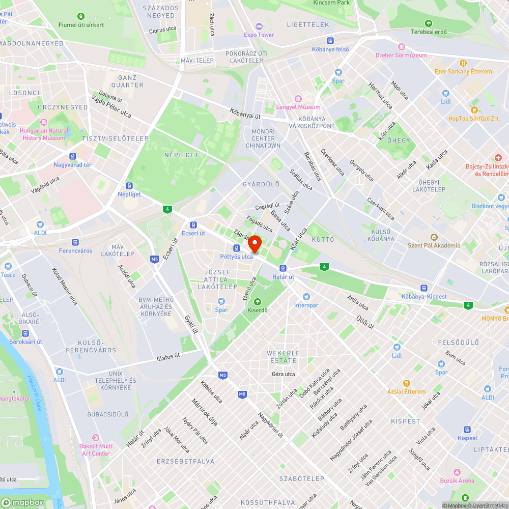 Rossz állapotú, megsüllyedt csatornanyílás - Üllői út 136 bejelentés helye