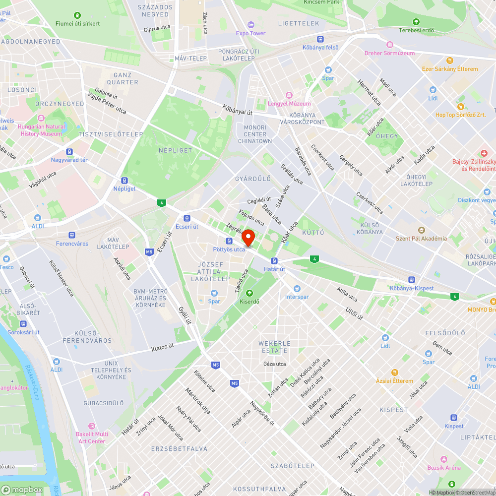 Rossz állapotú, megsüllyedt csatornanyílás - Üllői út 136 bejelentés helye