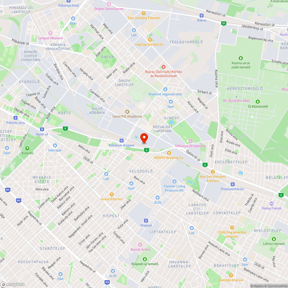 járda bejelentés helye