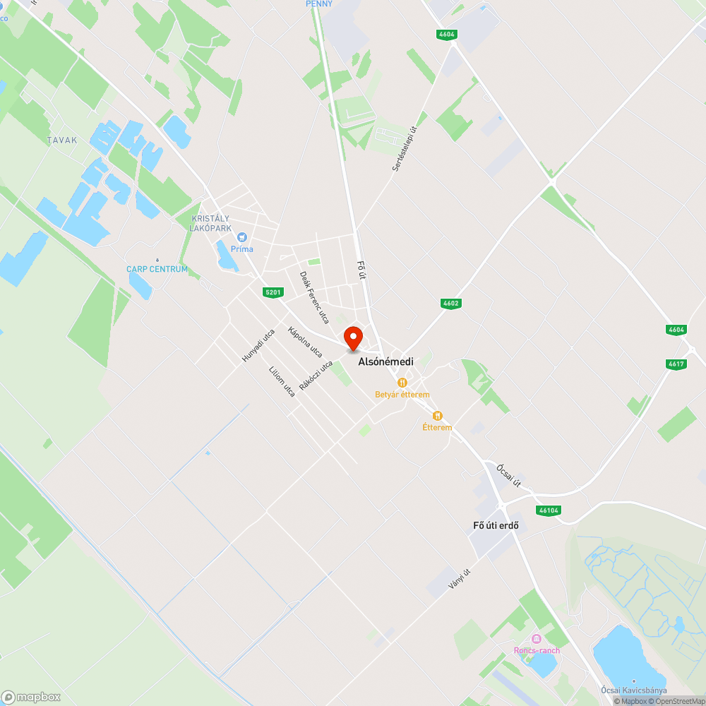 Töredezett járda bejelentés helye