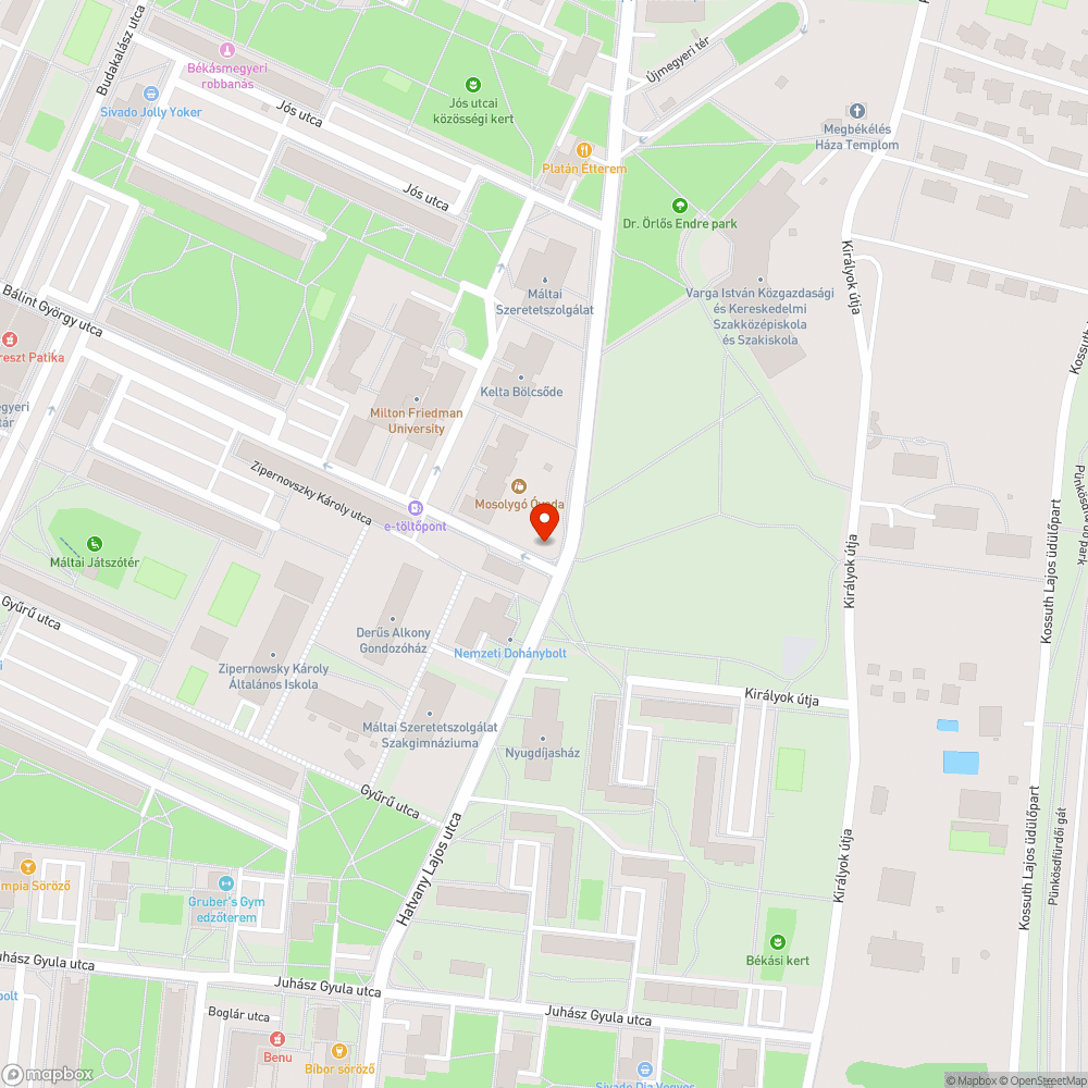 Elfordult bejelentés helye