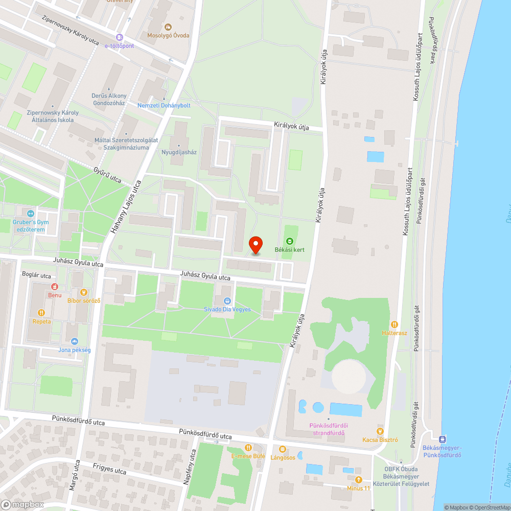 Parkoló építése bejelentés helye