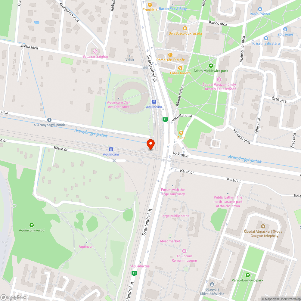 Graffitis átjáró bejelentés helye