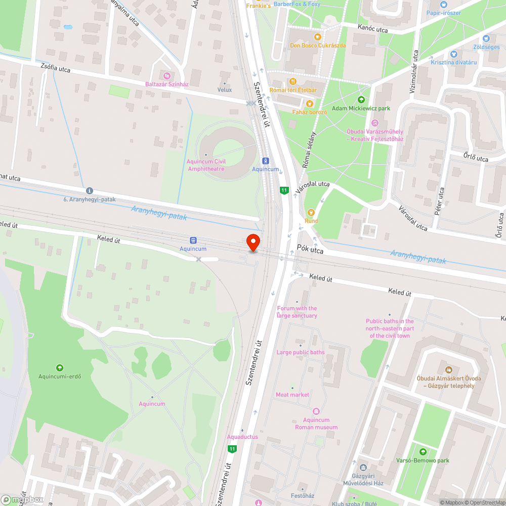 Graffiti bejelentés helye