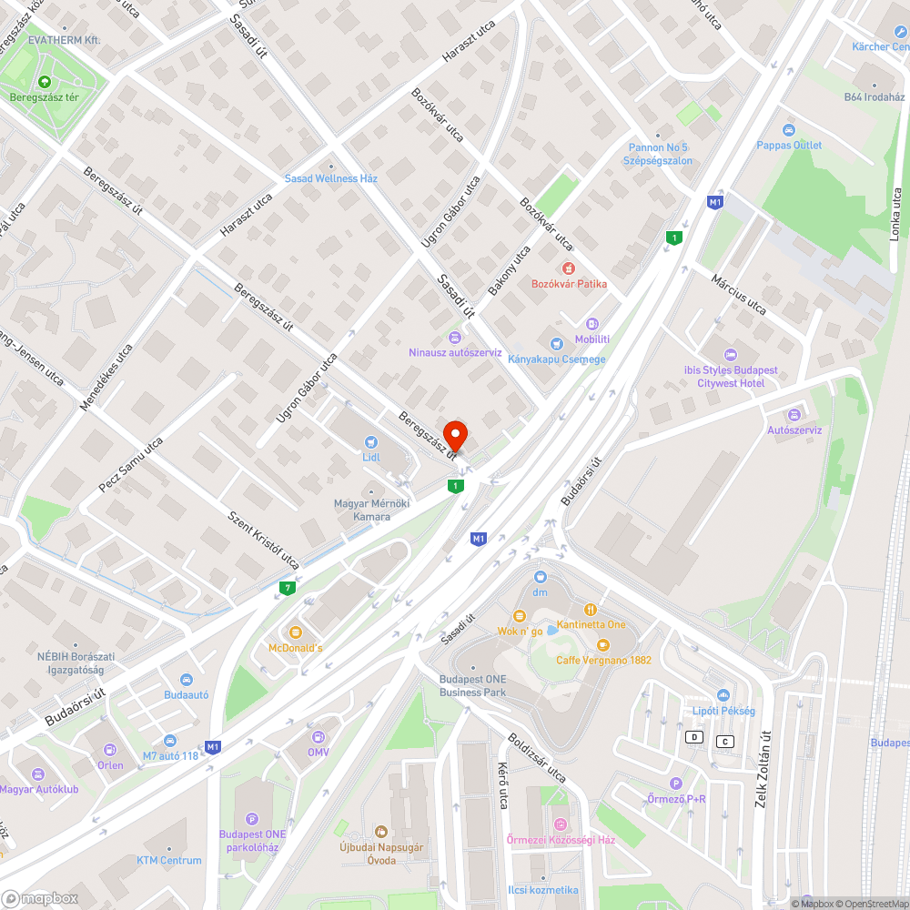 Hangosan kattogó vízelvezető Beregszász út bejelentés helye