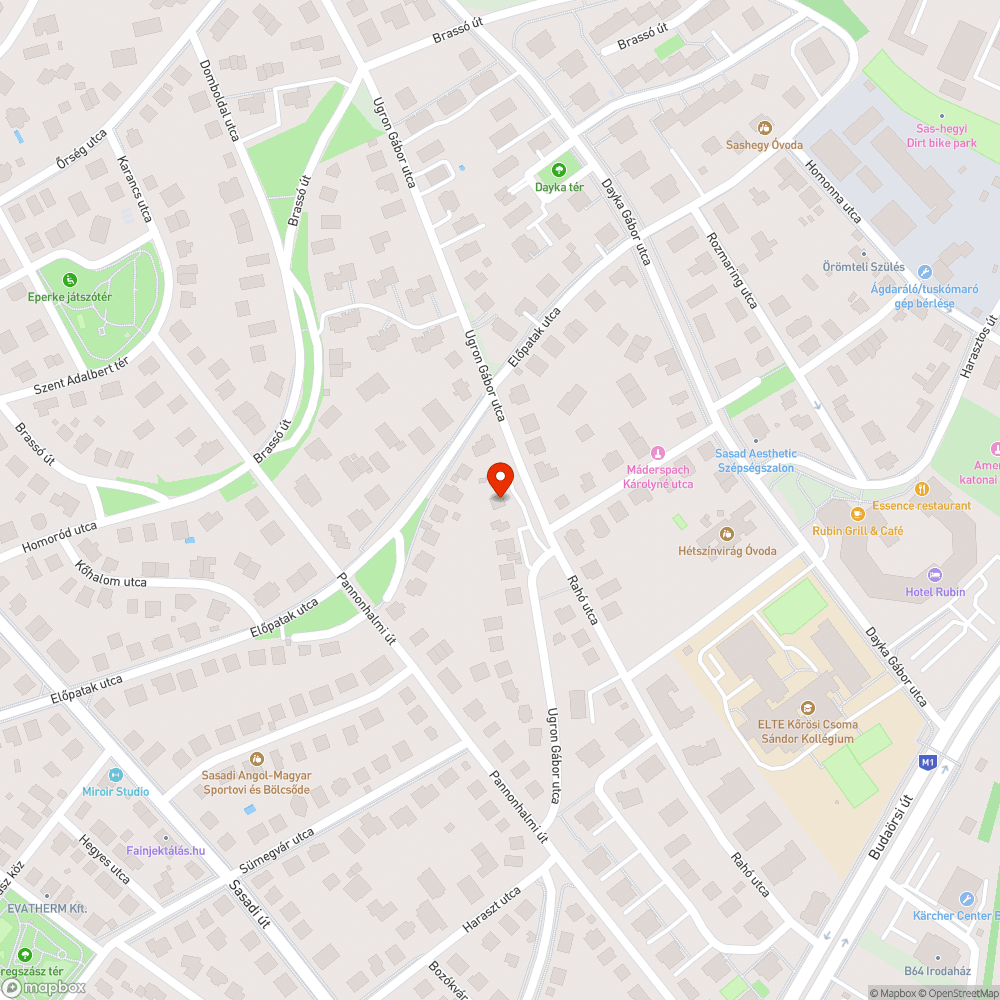 Ugron Gábor utca új járda sáros és rádőlt fa bejelentés helye