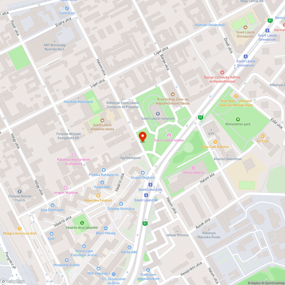 Üres fahelyek bejelentés helye