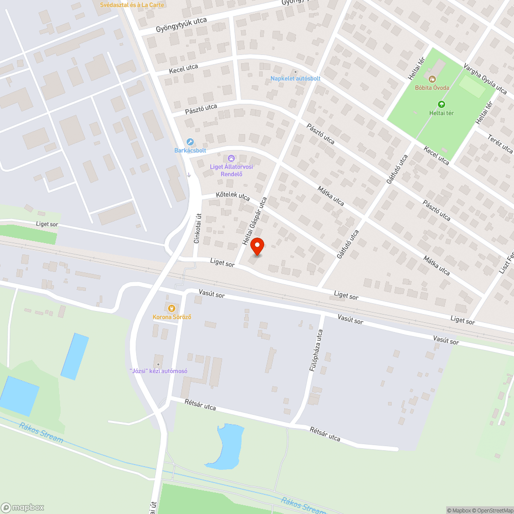 Kiégett lámpa bejelentés helye