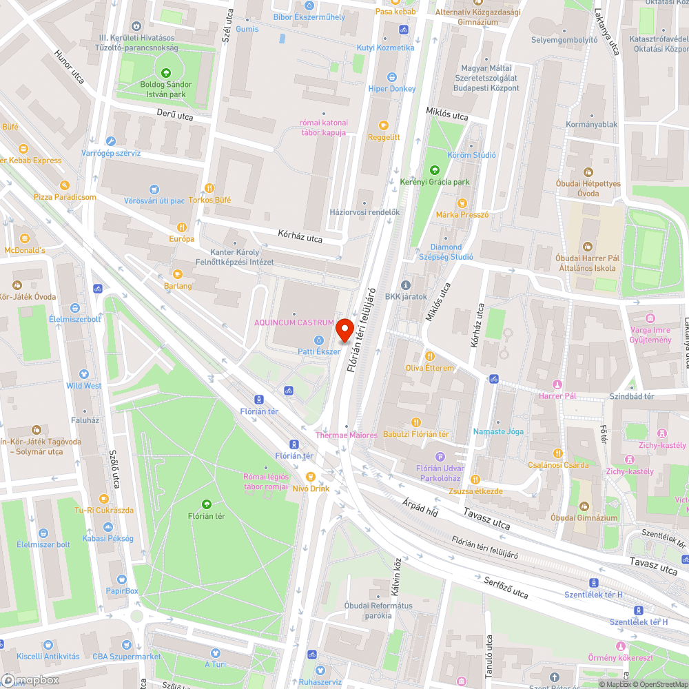 Felgyűrődött, nyomvályús útszakasz bejelentés helye