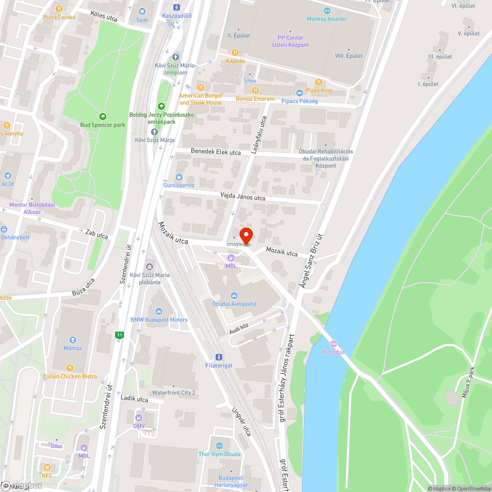 Kátyú a kanyarban bejelentés helye