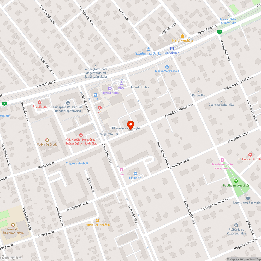 Elhagyott Peugeut bejelentés helye