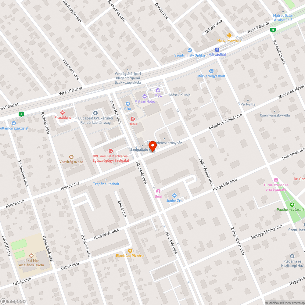 Elhagyott Skoda bejelentés helye