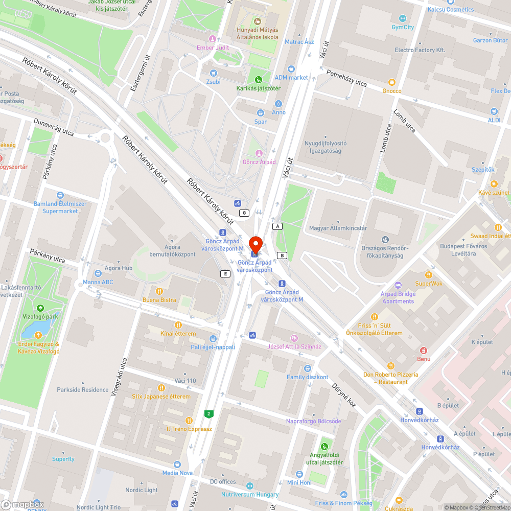 Lefóliázott szemetes bejelentés helye