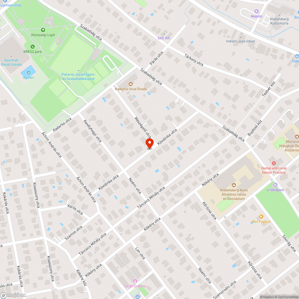 Eldugult csatorna bejelentés helye