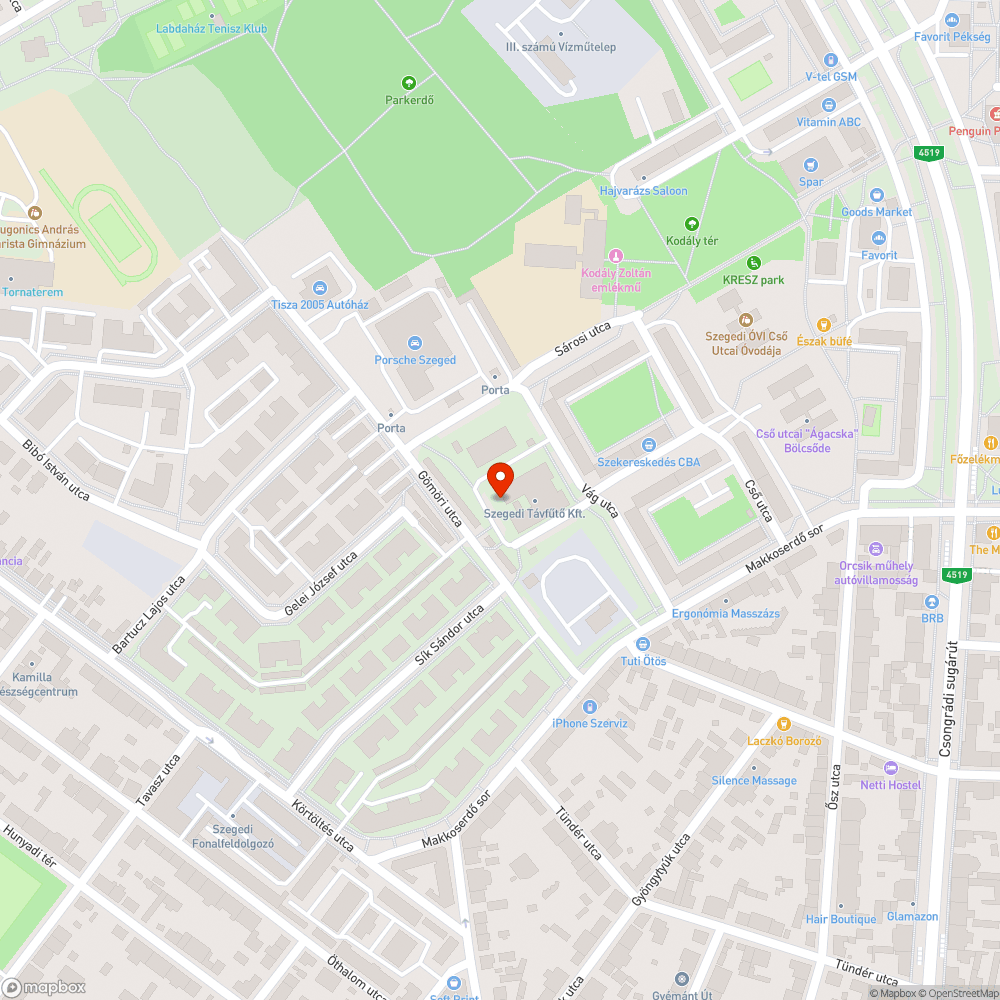 Elhagyott külföldi jármű bejelentés helye