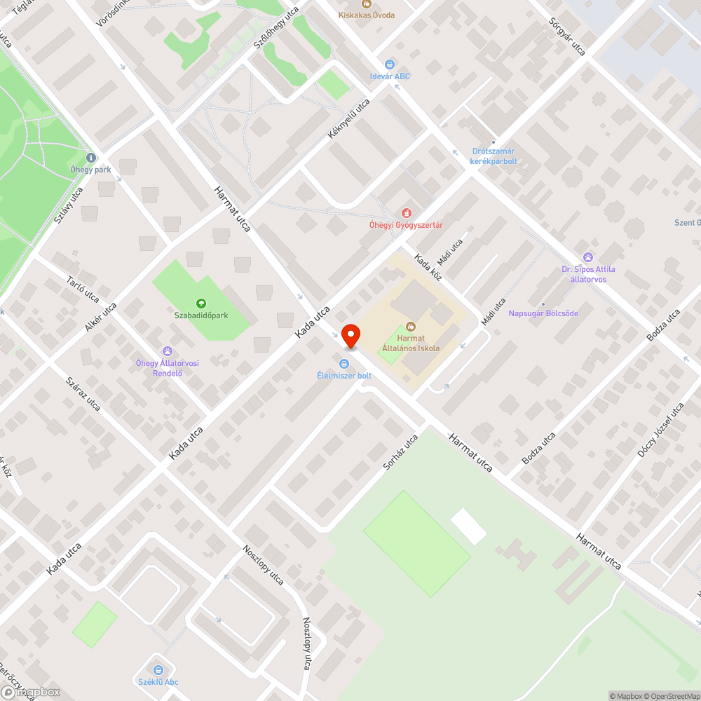 Poller buszmegállóban bejelentés helye