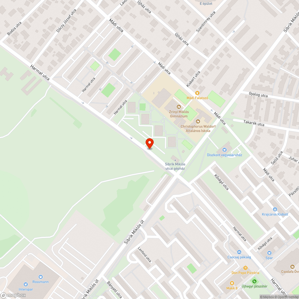 Szétesett fásláda bejelentés helye