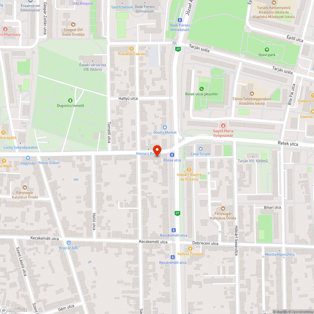 Esővíz bejelentés helye