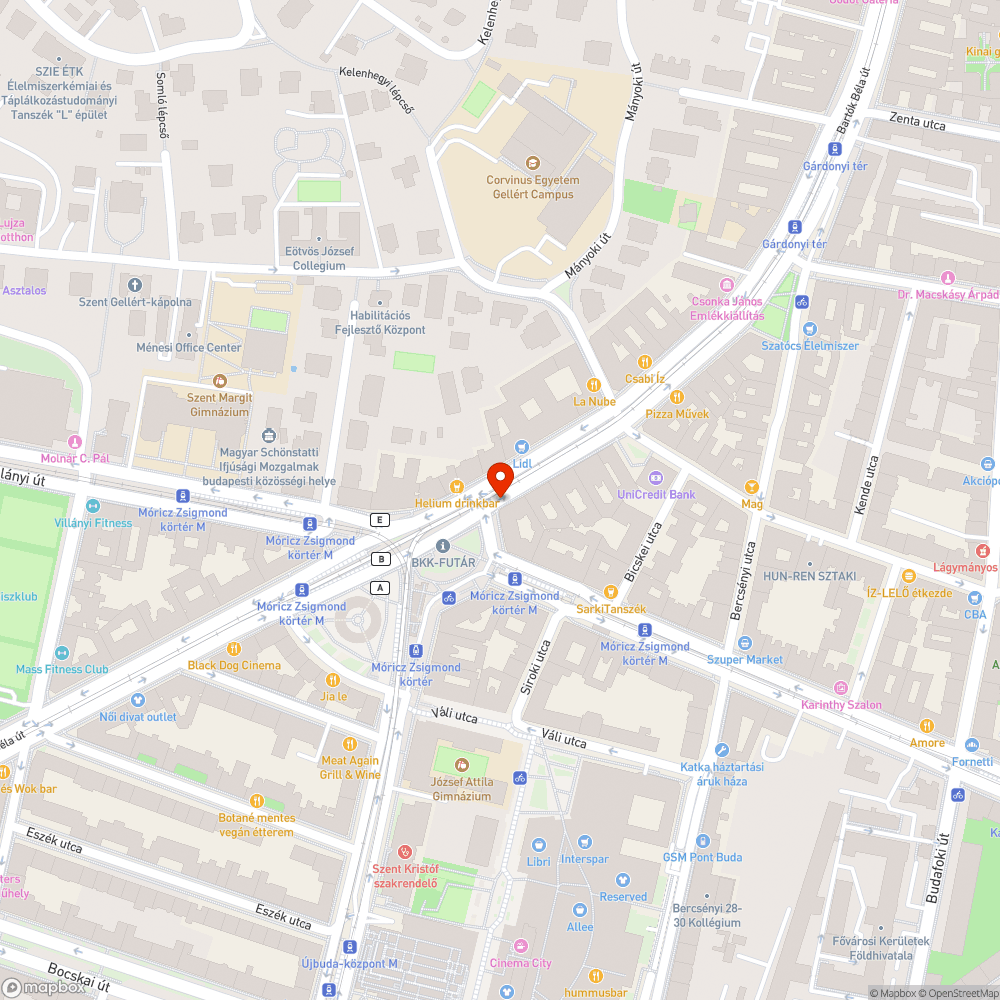 Kiesett poller bejelentés helye