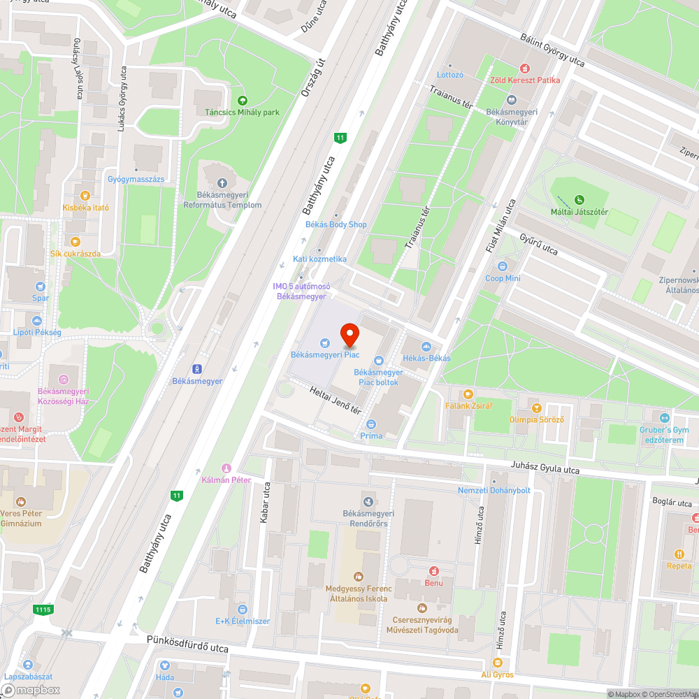 Sötétség bejelentés helye