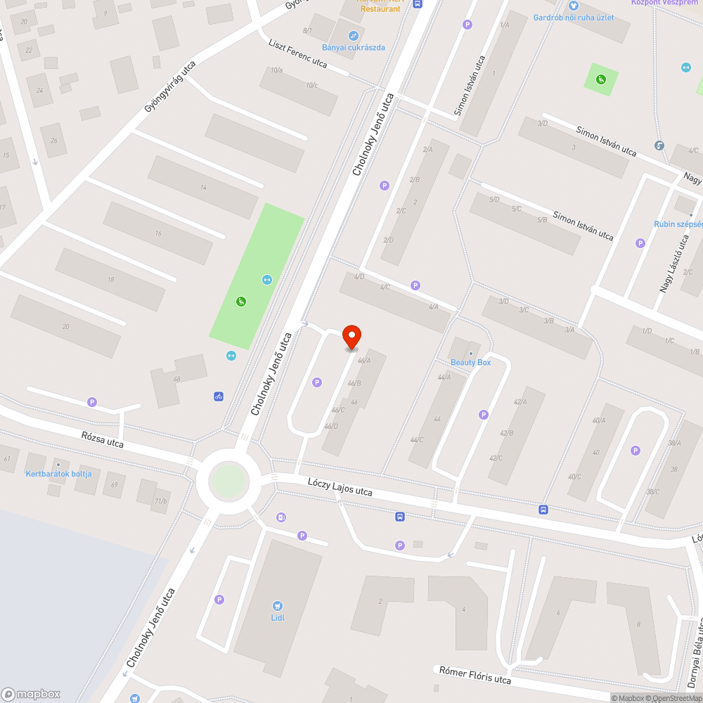 Roncsautó bejelentés helye