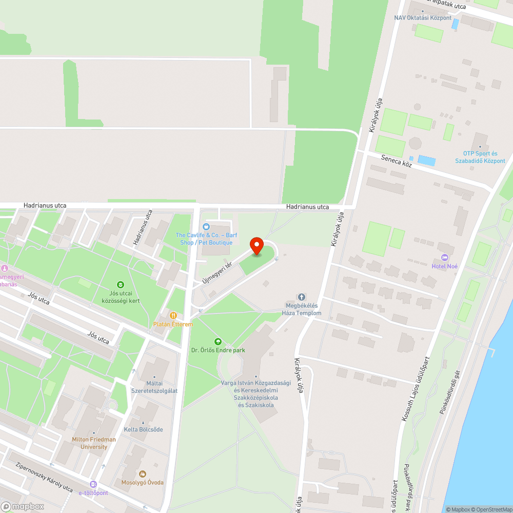 Kidőlt fa bejelentés helye