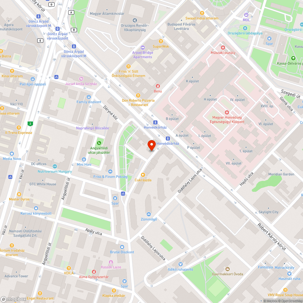 Kutyafuttató ajtó megrongálva bejelentés helye