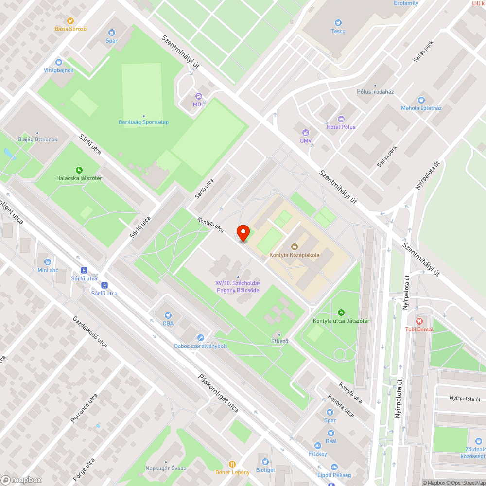 Saras és hiányos járda bejelentés helye