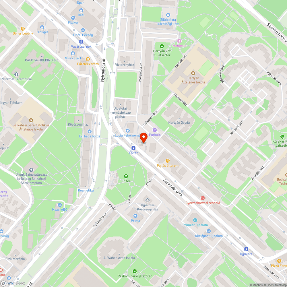 Leszakadt szemetes bejelentés helye