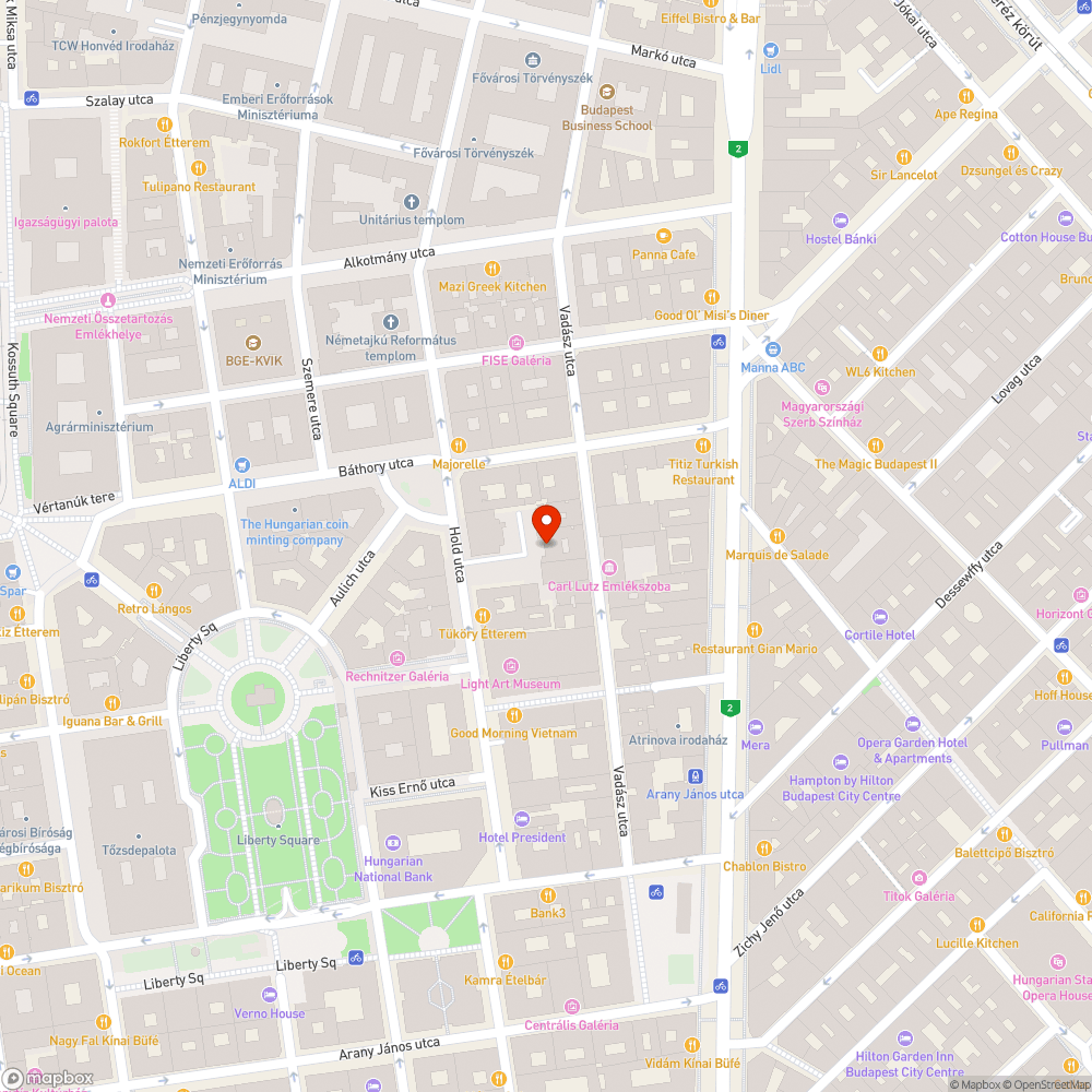 Kiszáradt fa bejelentés helye