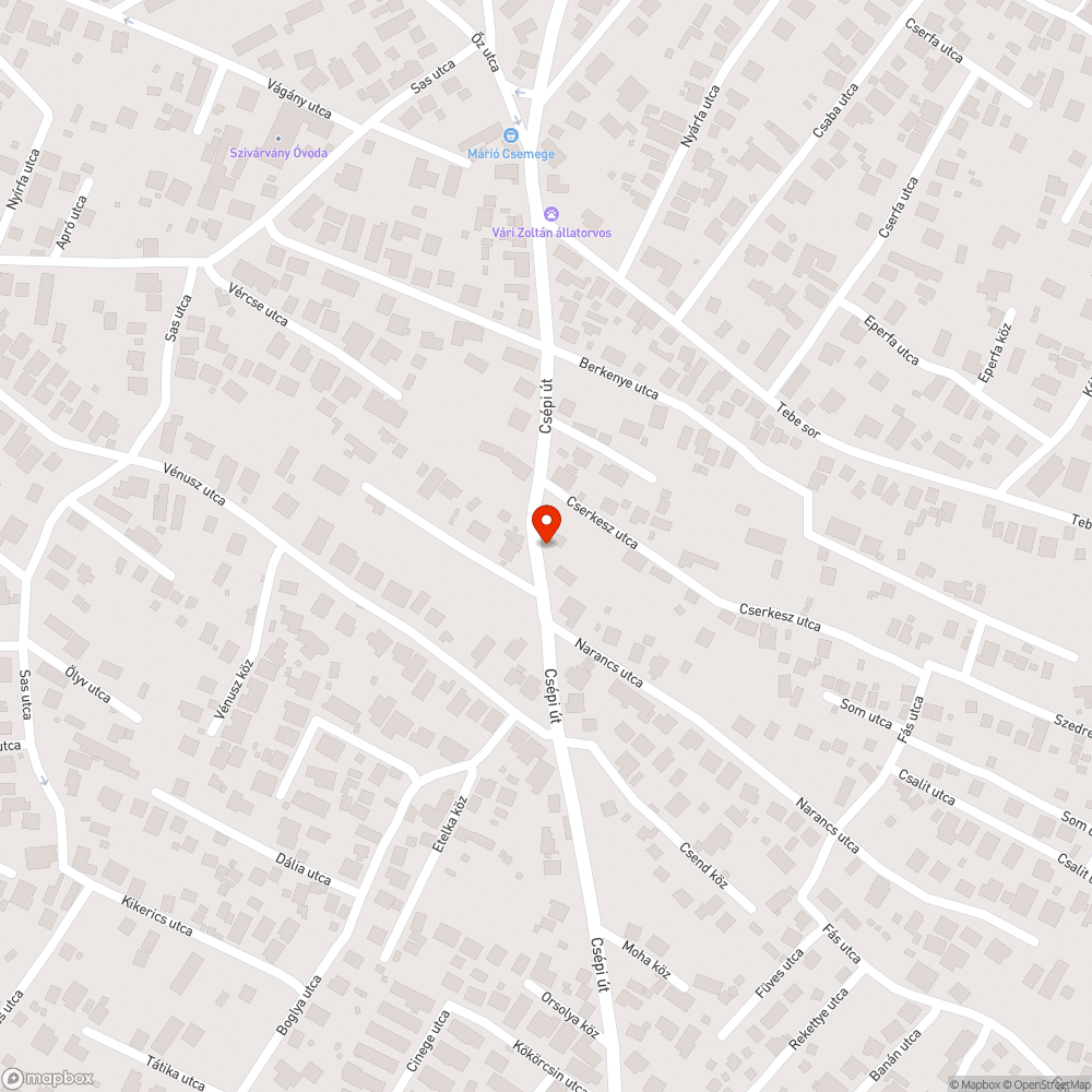 Járdát elfoglaló autók bejelentés helye