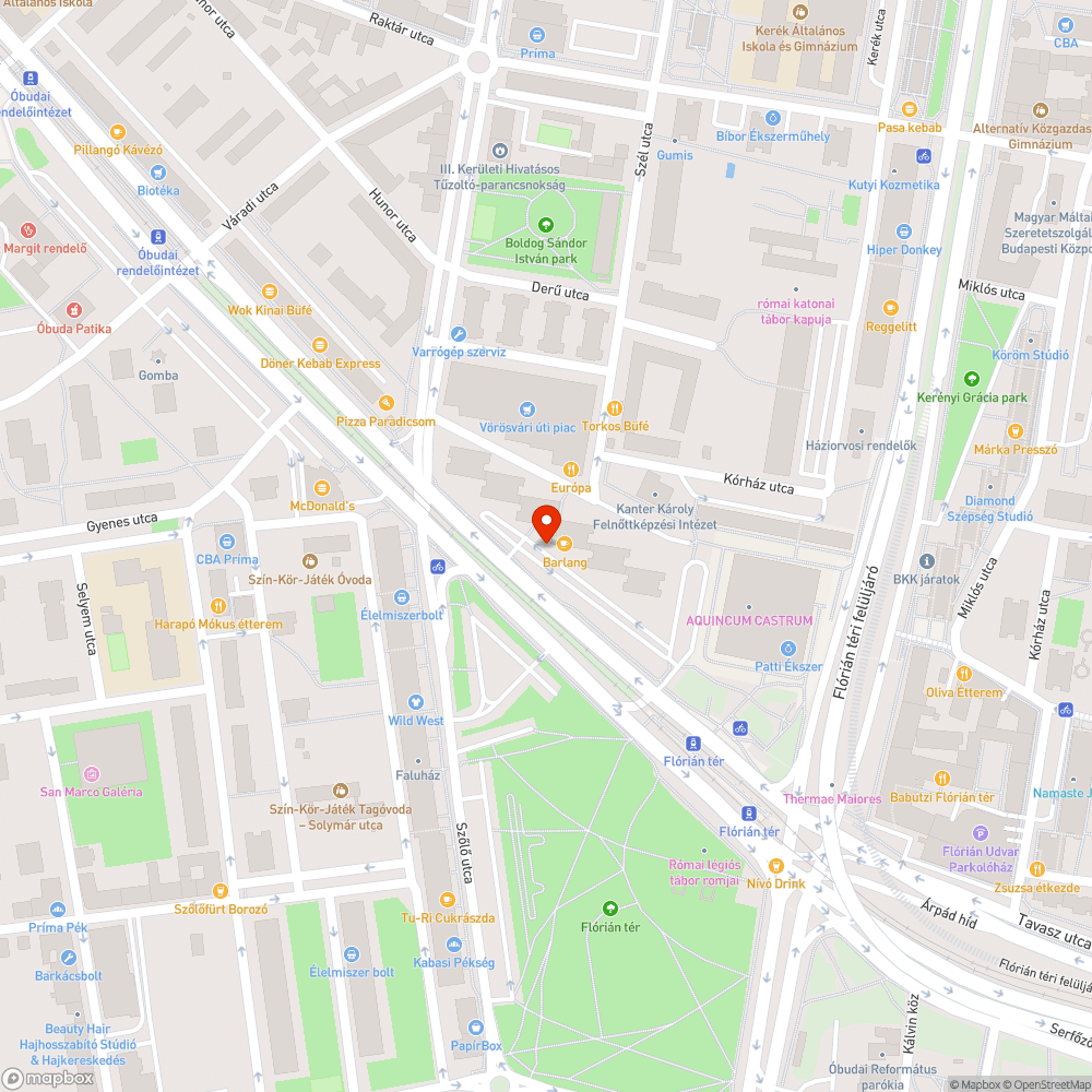 Üres fahely bejelentés helye