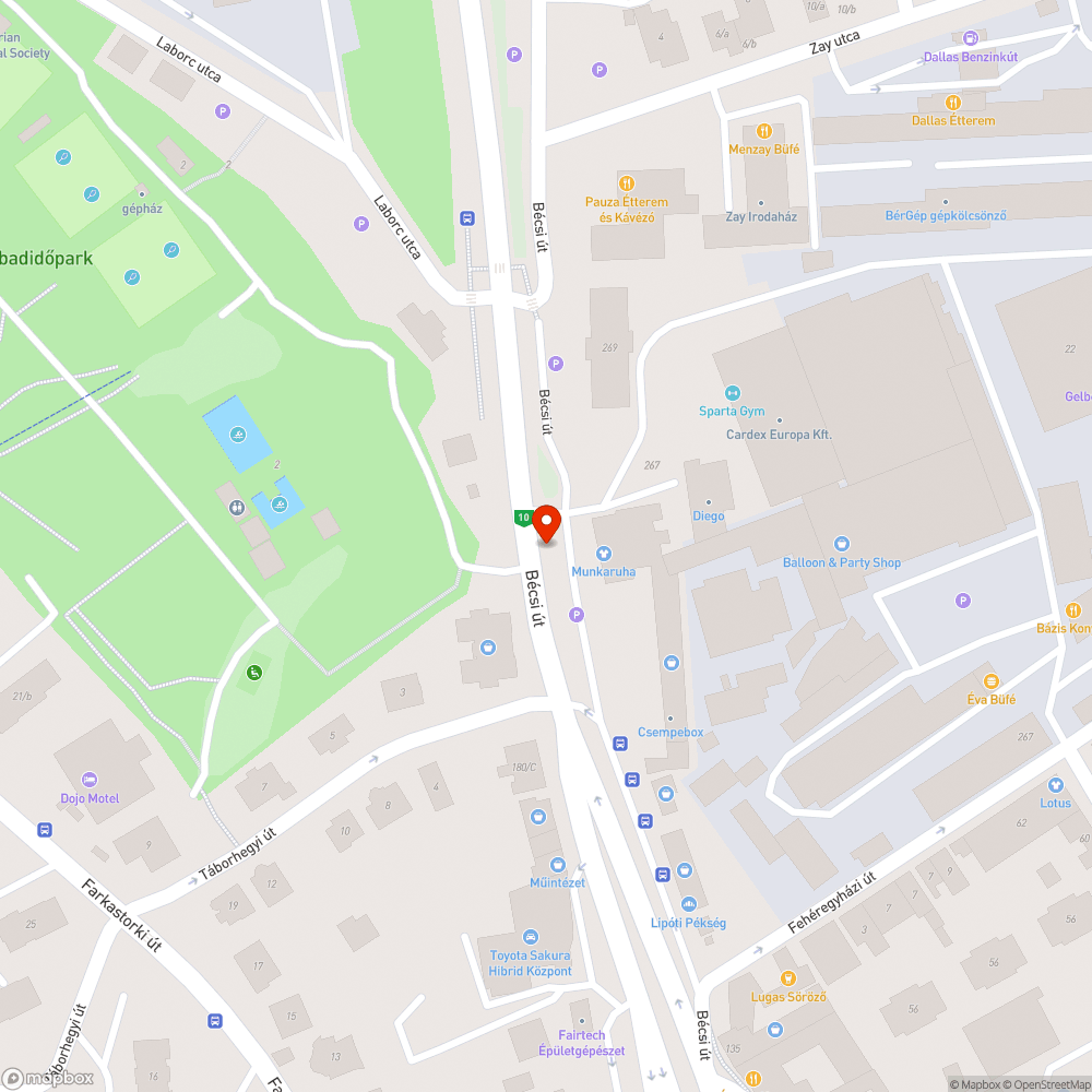 Szétesett hírdetőkeret bejelentés helye