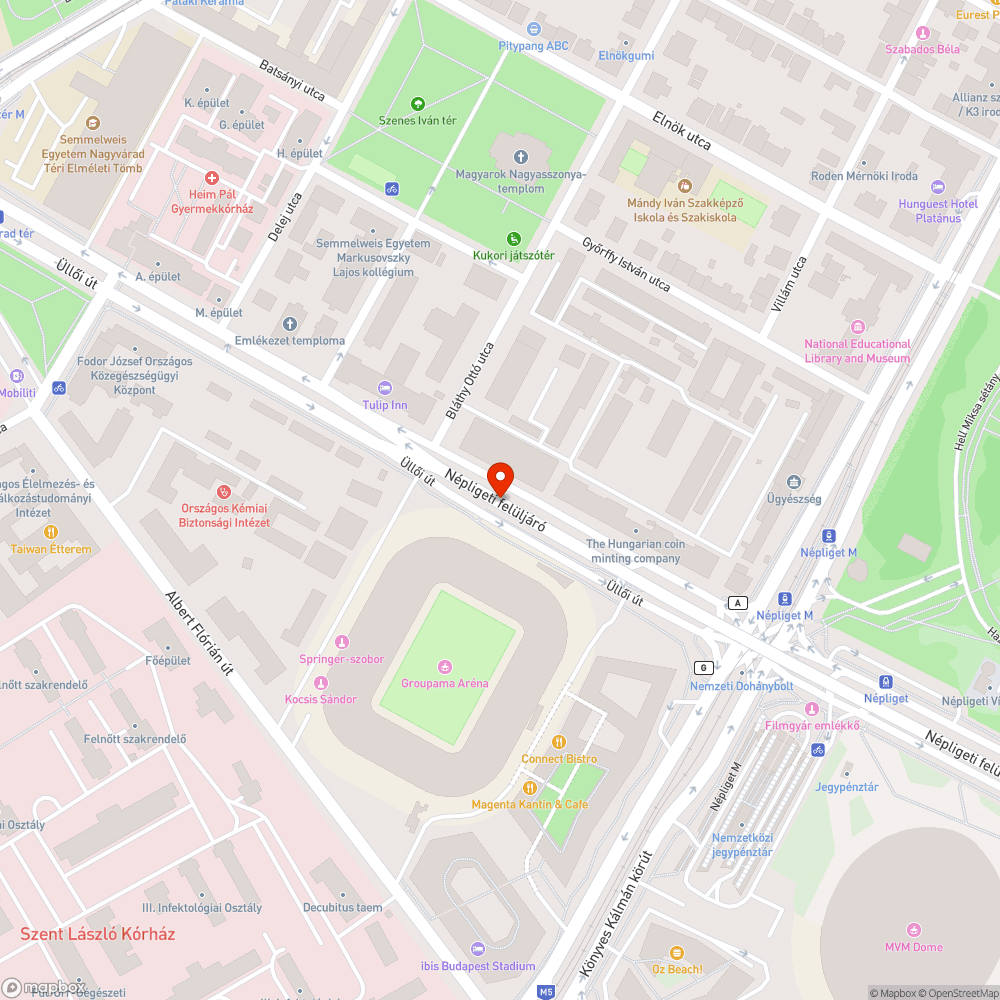 Beton törmelék a kerékpár úton bejelentés helye