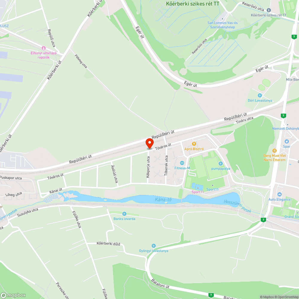 Elhagyott BMW bejelentés helye