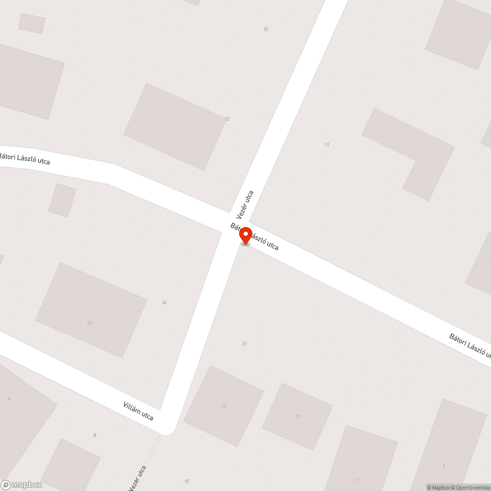 Kidőlt közlekedési tábla bejelentés helye