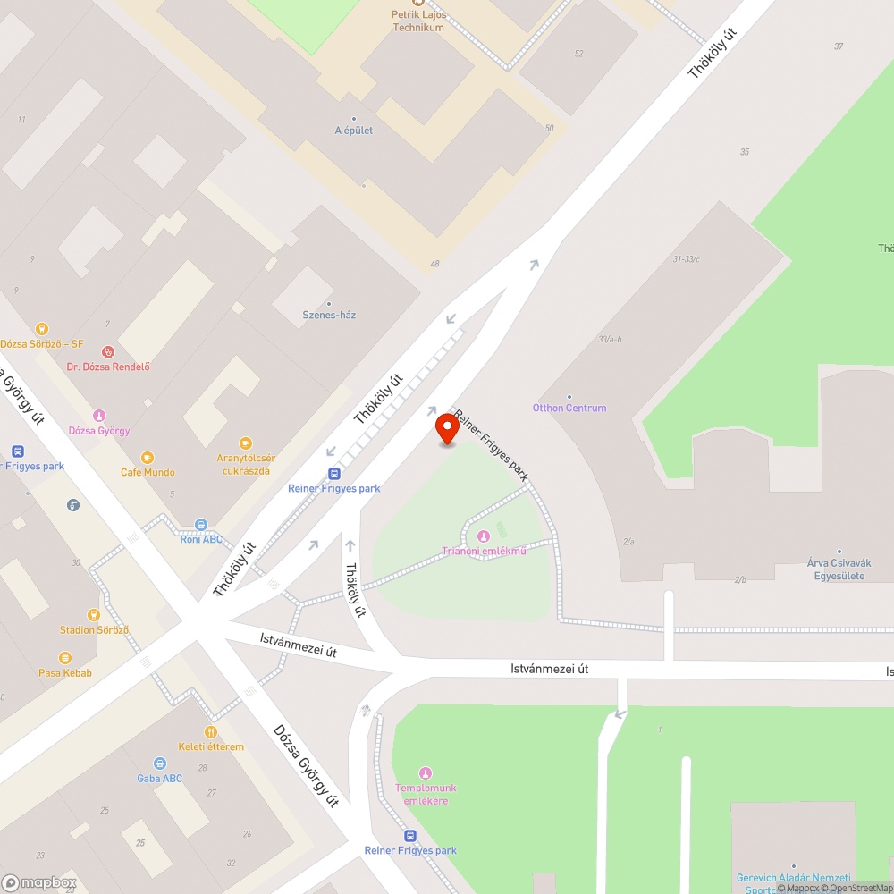 Járdán parkolás bejelentés helye