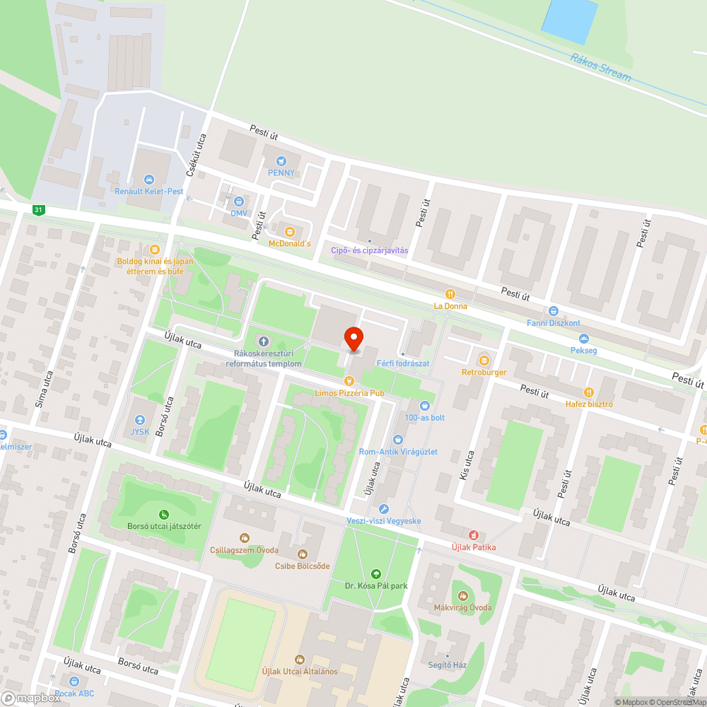 Letört ágak bejelentés helye