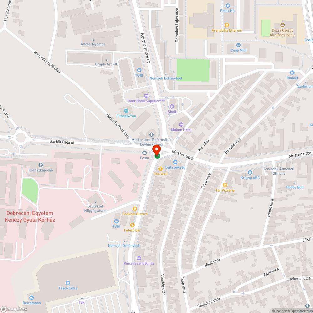 Elfordult bejelentés helye