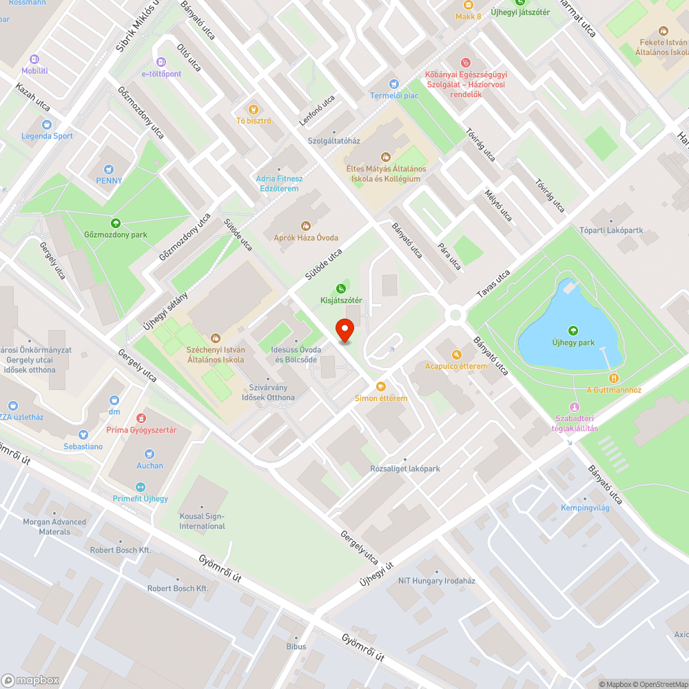 Eldugult víznyelők bejelentés helye