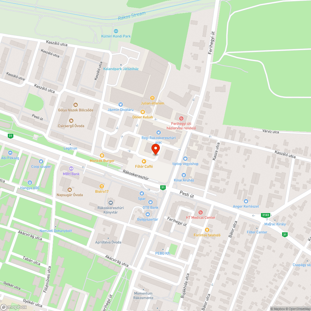 Pollerek bejelentés helye