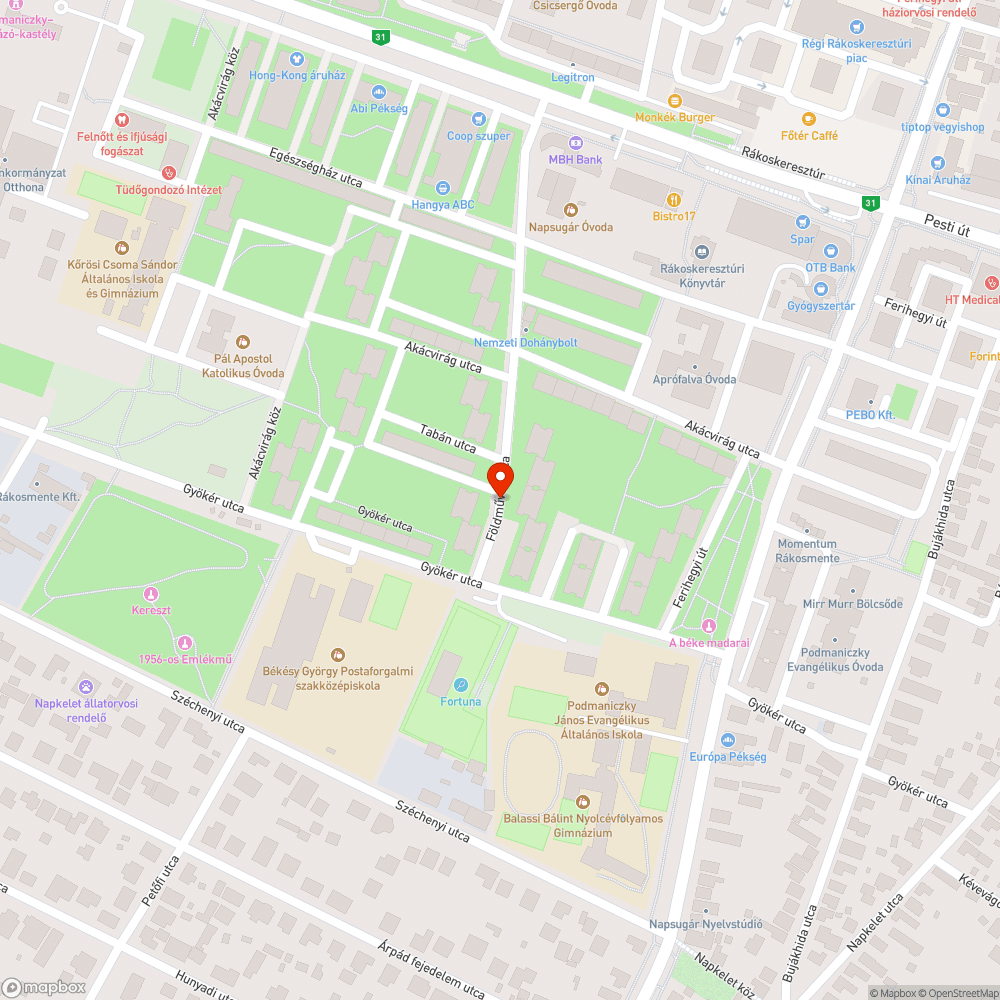 Vizes fedlap bejelentés helye