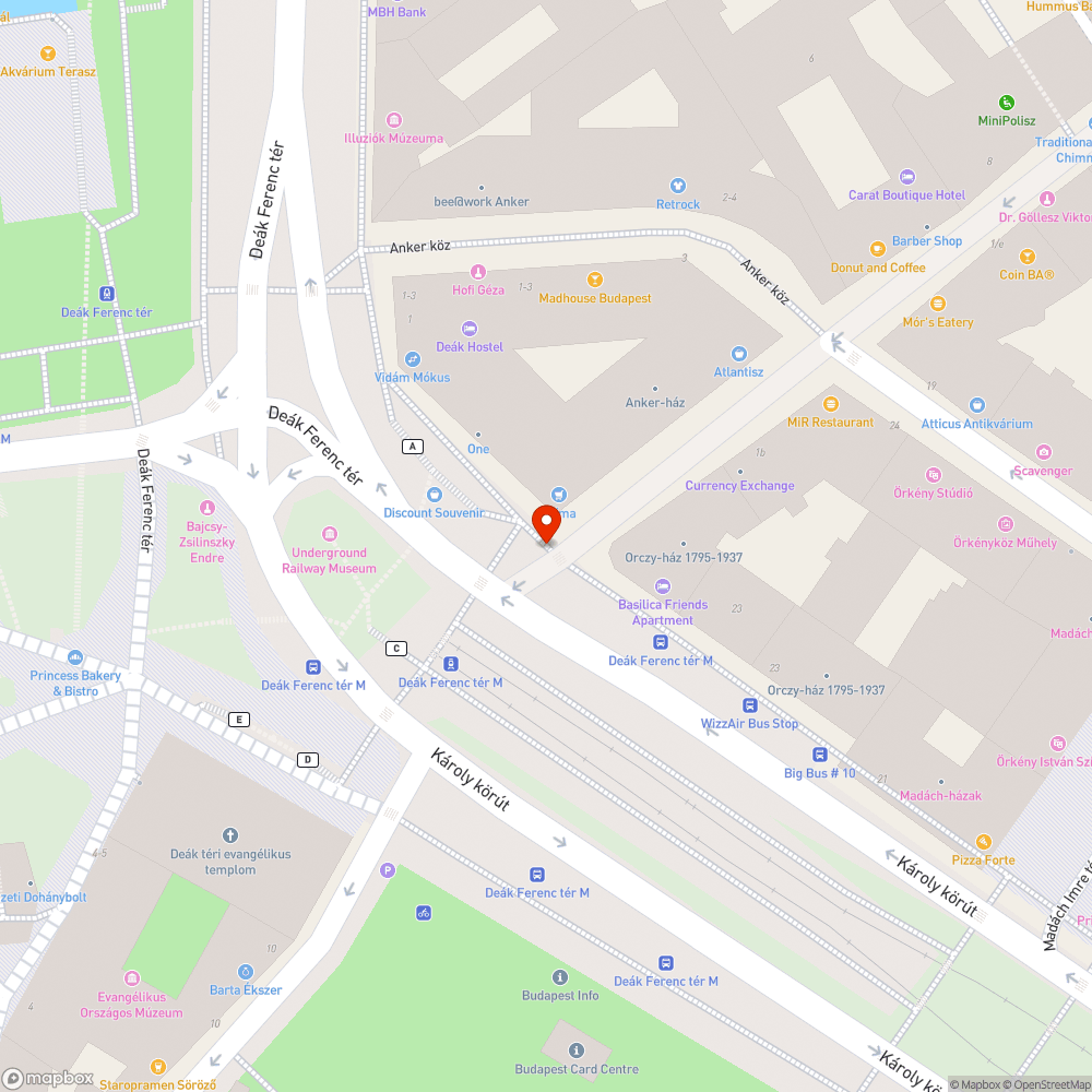 "Kiégett" gyalogos közlekedési lámpa bejelentés helye