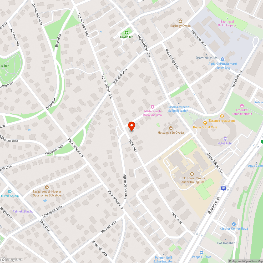 Ugron Gábor utca 34. járda bejelentés helye